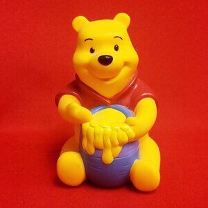 Vintage Disney Winnie The Pooh Honey Pot Squeaker Toy Figure